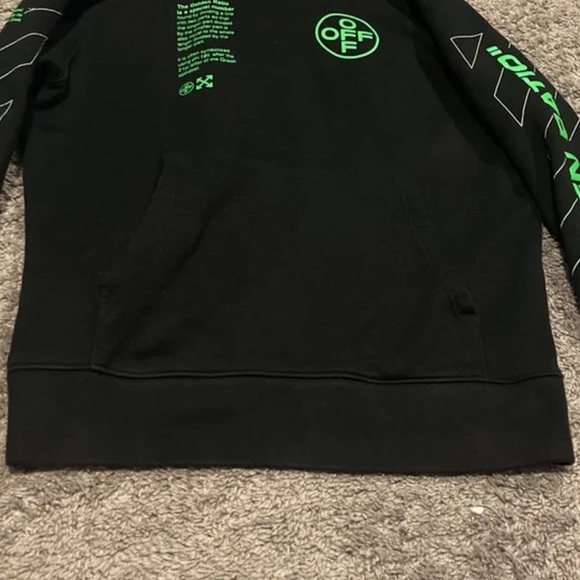 offwhite green incompiuto hoodie - Picture 6 of 15